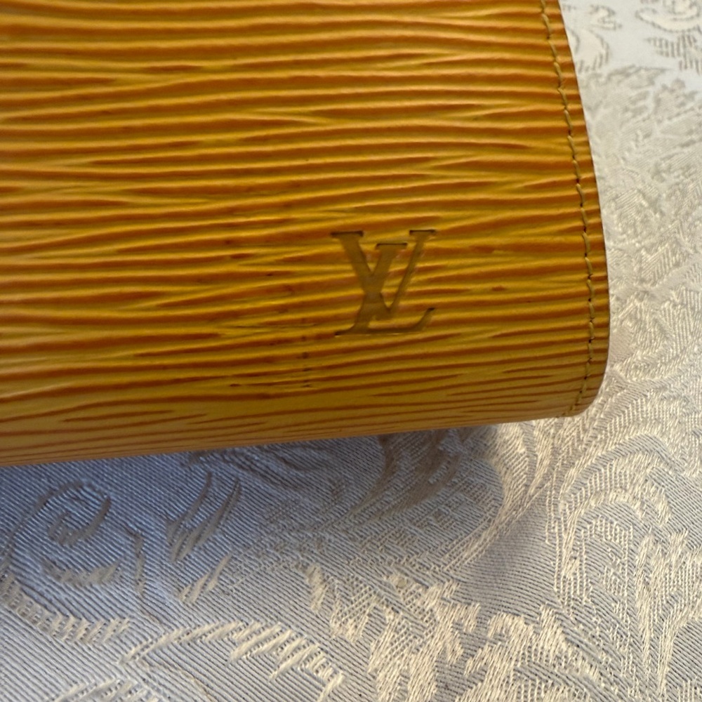 Louis Vuitton Yellow Epi Pouch - Picture 11 of 14